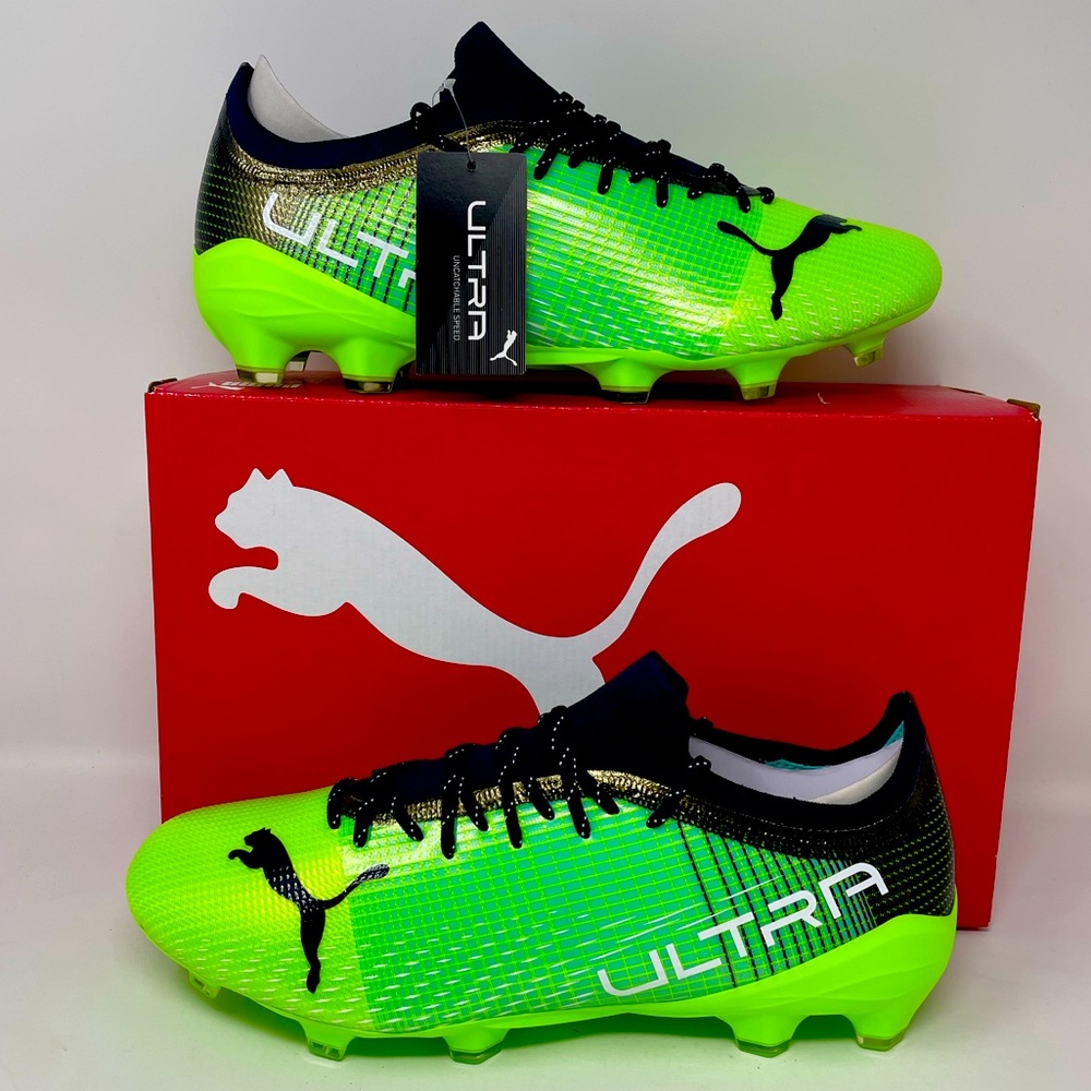(NIB) PUMA Ultra 2.3 FG/AG Green cleats 106518